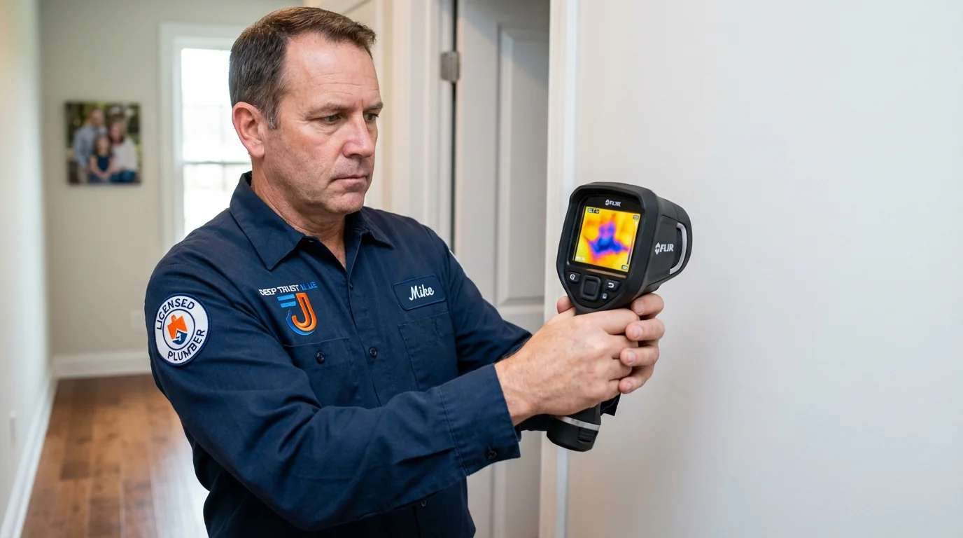Thermal imaging leak detection by Johns Plumbing LLC in French Lick